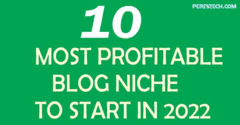 10 most profitable blog niche to start in 2022