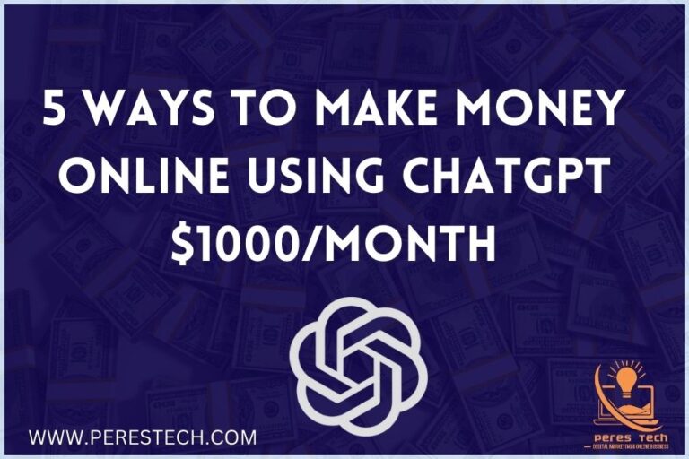 Make Money Online Using ChatGPT $1000/month